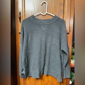Aerie Charcoal Crew Neck Sweater